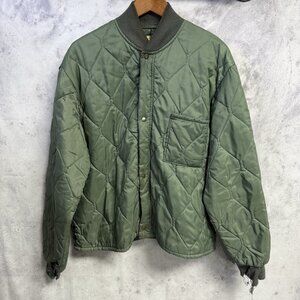 Vintage Flyers CWU-9/P Jacket Large 24.5x25 Quilted Bomber Military Liner